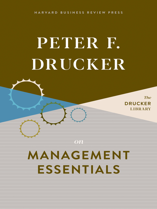 Title details for Peter F. Drucker on Management Essentials by Peter F. Drucker - Wait list